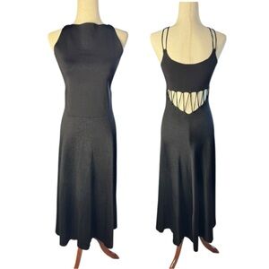 Victoria Beckham AW21 Sleeveless Lattice Maxi Dress size M